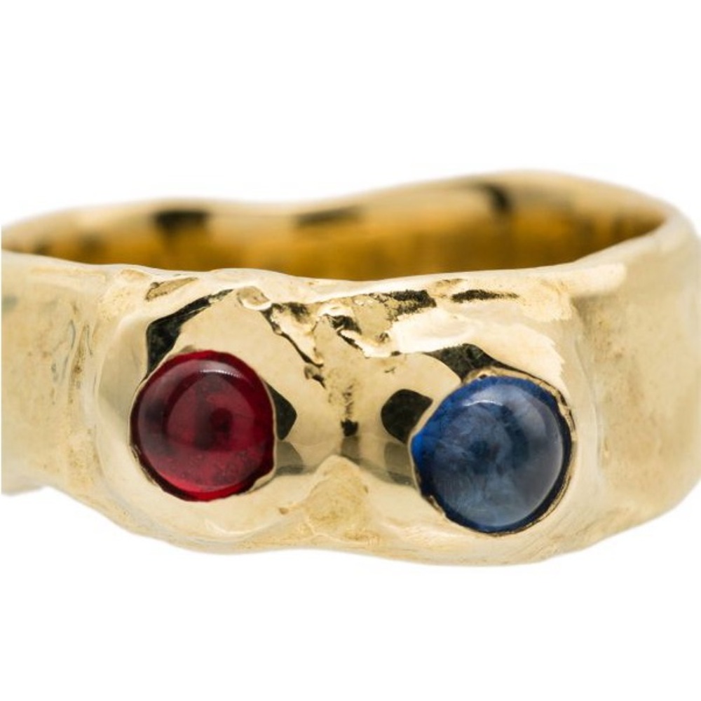 Mondo Mondo felt ring in brass